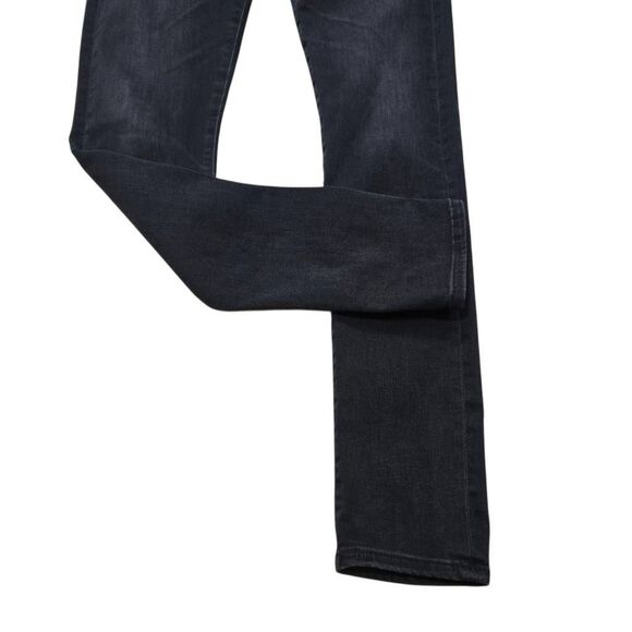 AG Farrah Skinny Ankle High Rise Jeans Women's 26 Black Stretch Pockets Zip Fly - Picture 2 of 7